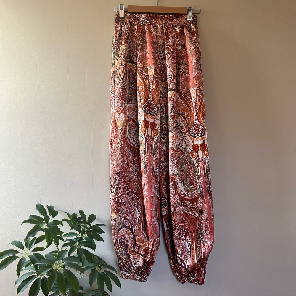 cider orange printed balloon pants - Picture 9 of 10